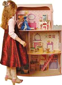 Domek pro Barbie bílé pozadí 2