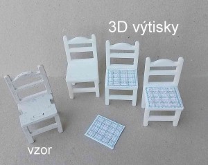 židle z 3D tiskárny